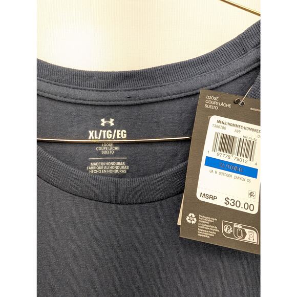 NWT Under Armour UA Outdoor Canyon Men's Short Sleeve Tee in Downpour Grey sz XL - Picture 5 of 7